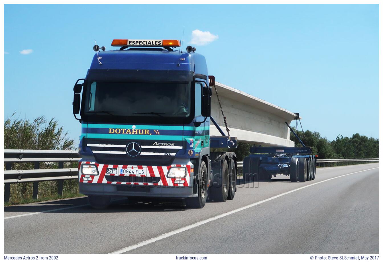 Mercedes Actros 2 from 2002 Photo May 2017