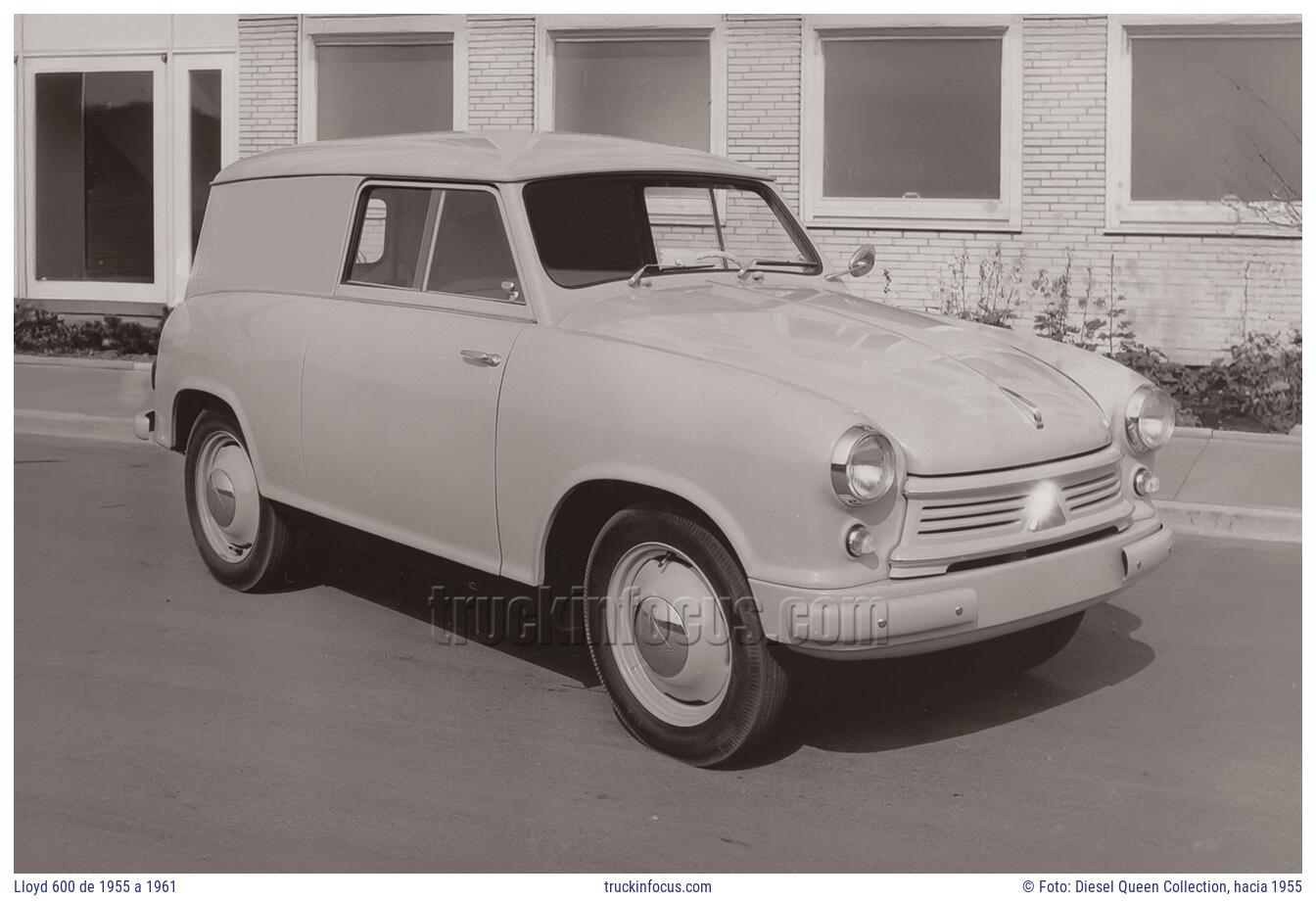Lloyd 600 de 1955 a 1961 Foto hacia 1955