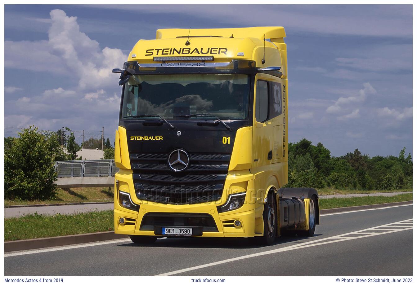 Mercedes Actros 4 from 2019 Photo June 2023