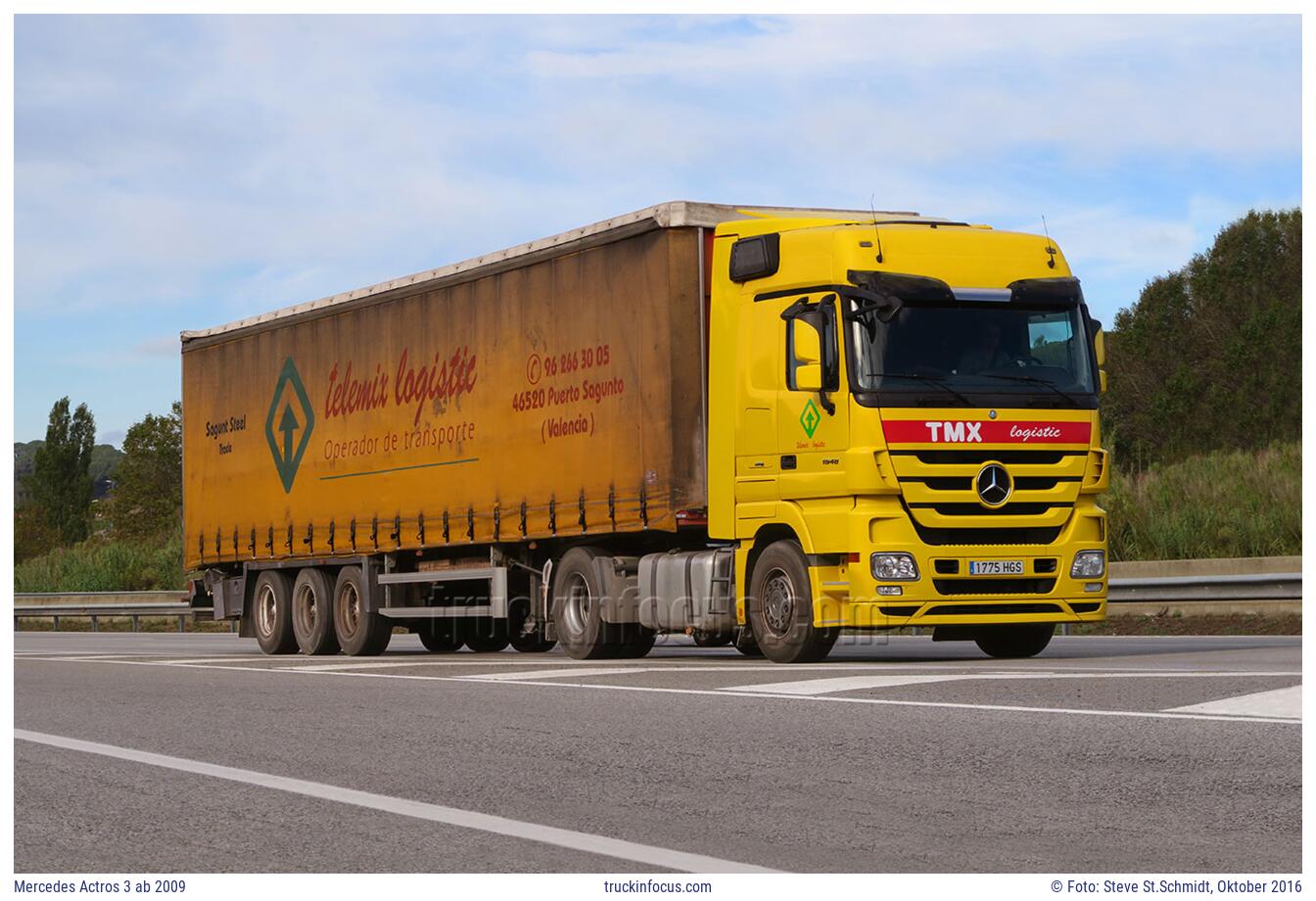 Mercedes Actros 3 ab 2009 Foto Oktober 2016