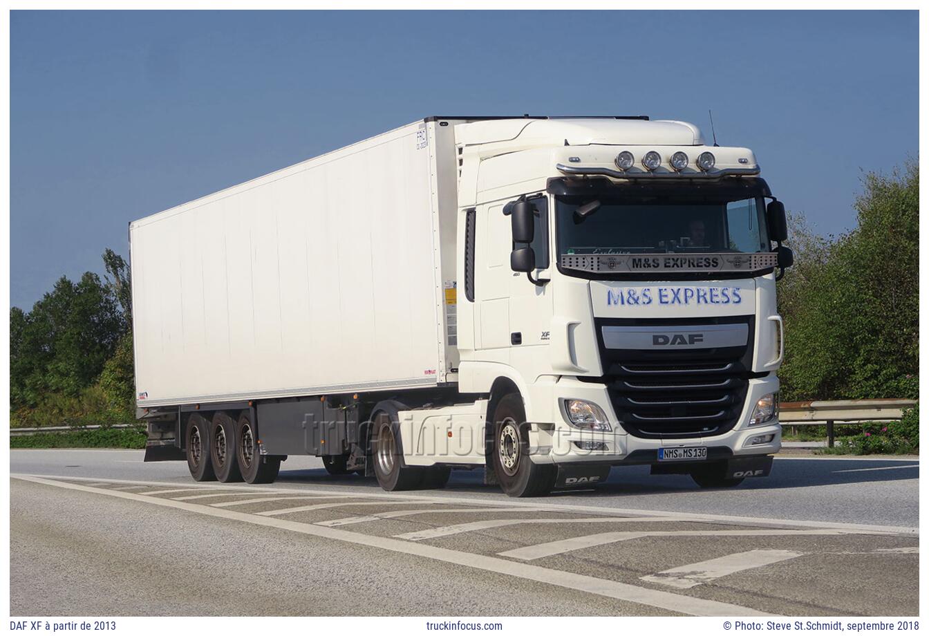 DAF XF à partir de 2013 Photo septembre 2018