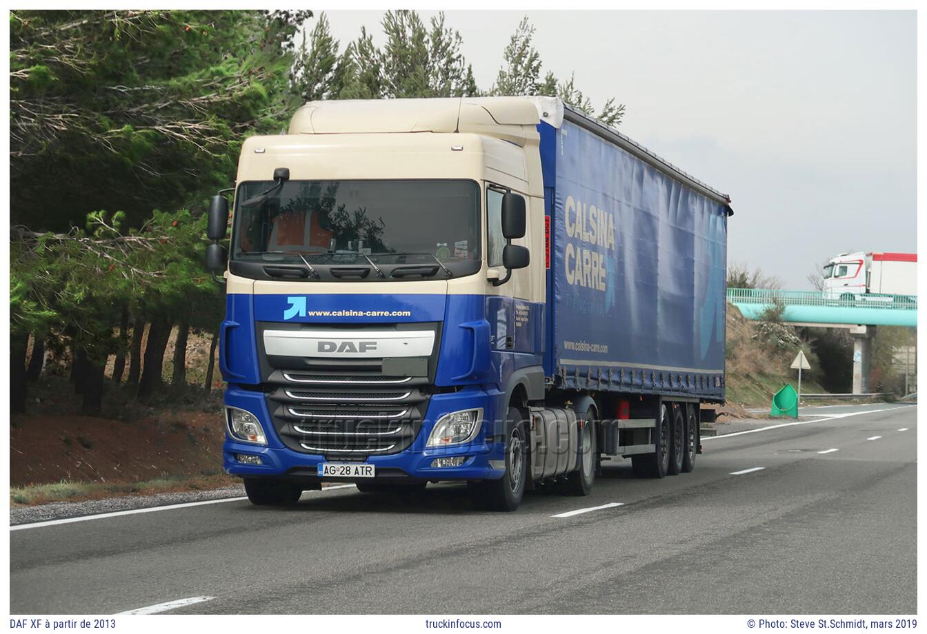 DAF XF à partir de 2013 Photo mars 2019