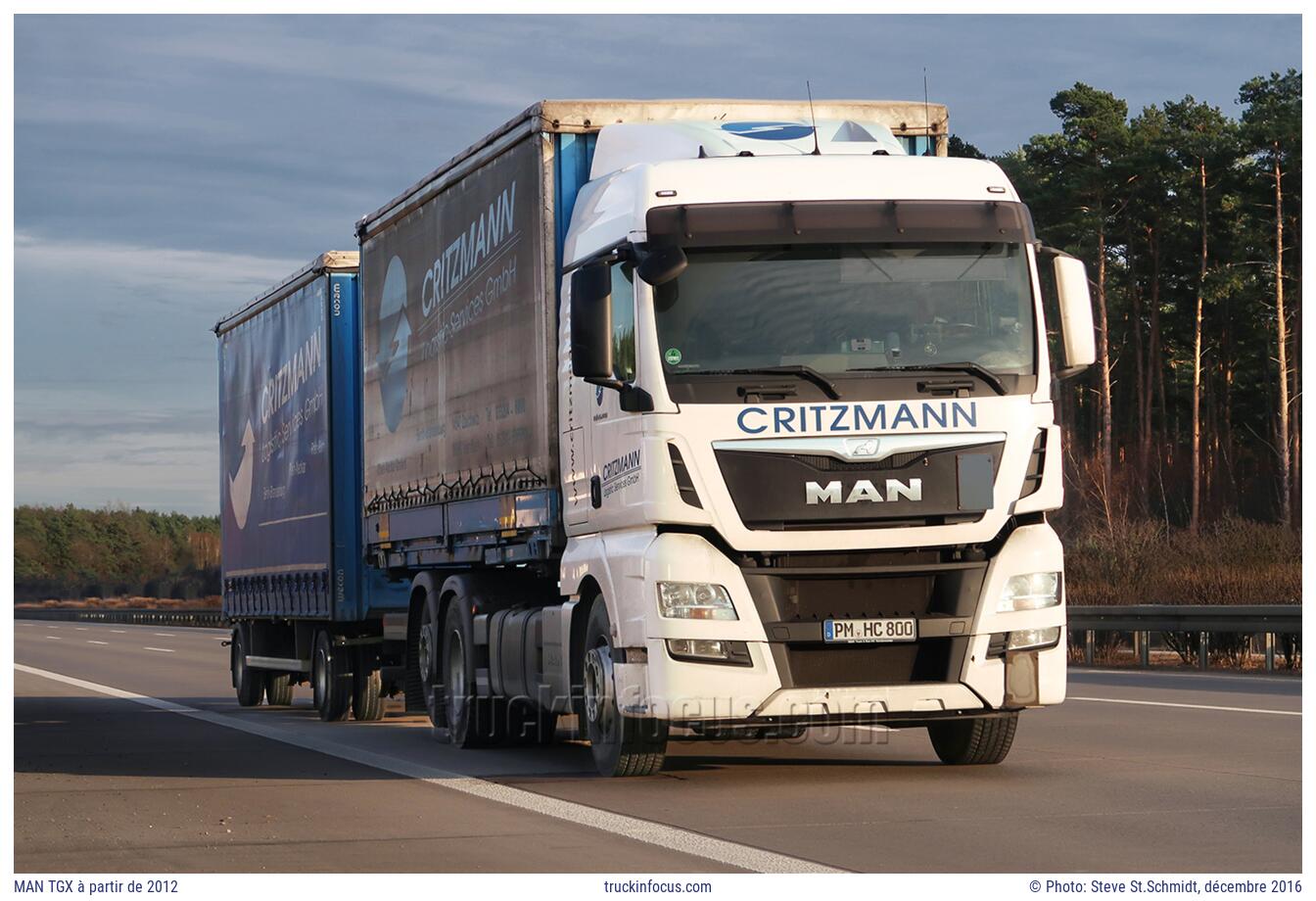 MAN TGX à partir de 2012 Photo décembre 2016