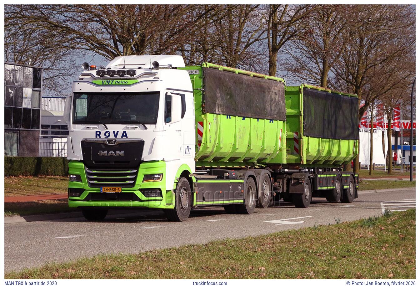 MAN TGX à partir de 2020 Photo février 2026