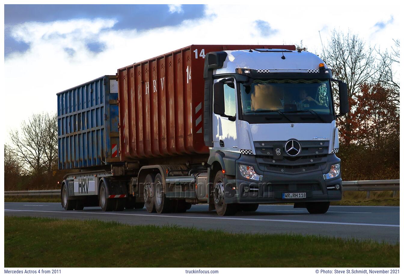 Mercedes Actros 4 from 2011 Photo November 2021