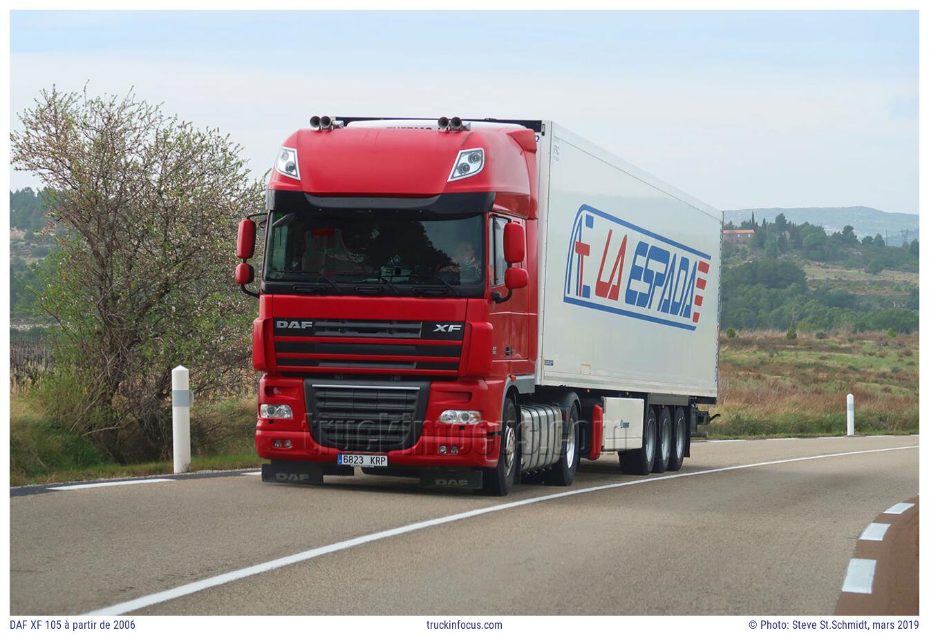 DAF XF 105 à partir de 2006 Photo mars 2019