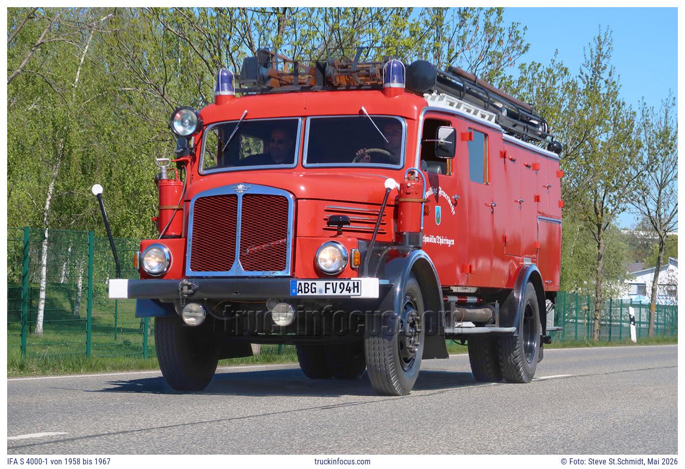 IFA S 4000-1 von 1958 bis 1967 Foto Mai 2026