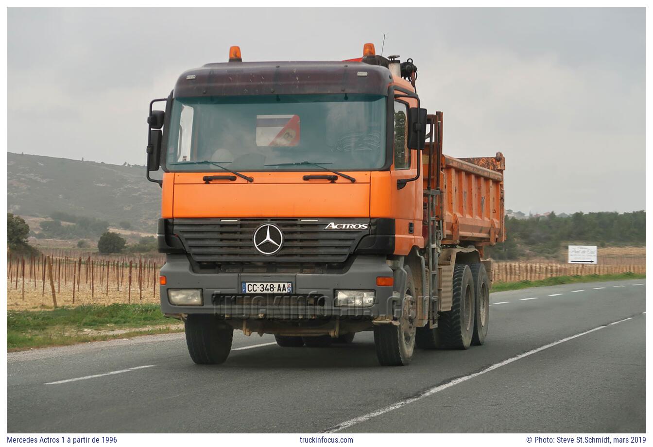 Mercedes Actros 1 à partir de 1996 Photo mars 2019