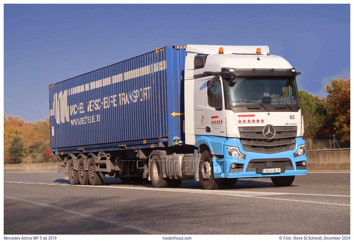 Mercedes Actros MP 5 ab 2019 Foto Dezember 2024