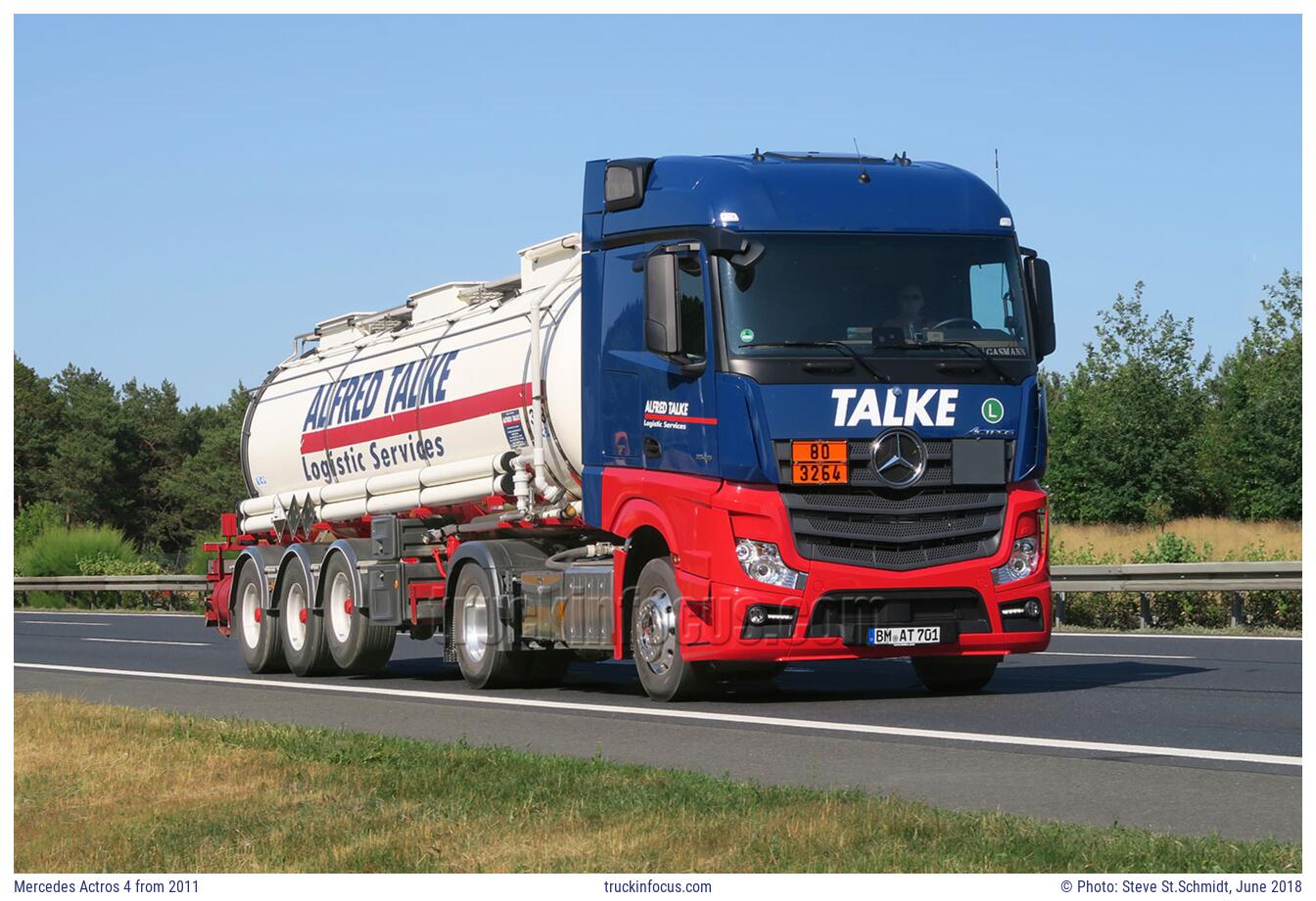 Mercedes Actros 4 from 2011 Photo June 2018