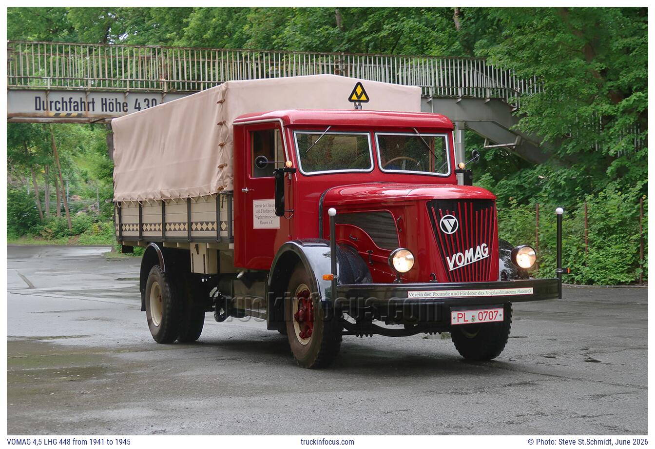 VOMAG 4,5 LHG 448 from 1941 to 1945 Photo June 2026