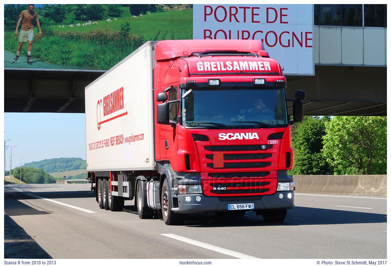 Scania R from 2010 to 2013 Photo May 2017