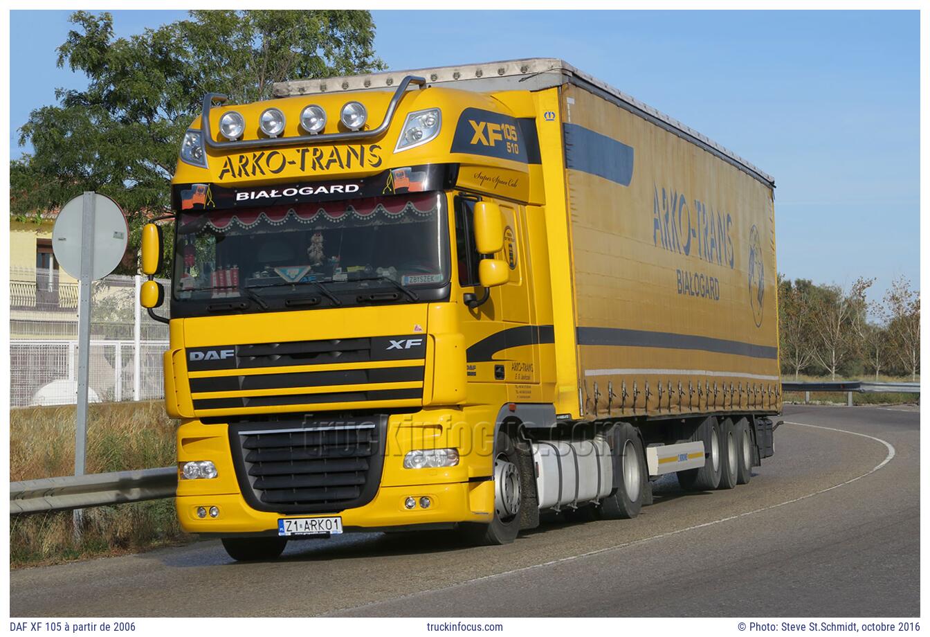 DAF XF 105 à partir de 2006 Photo octobre 2016