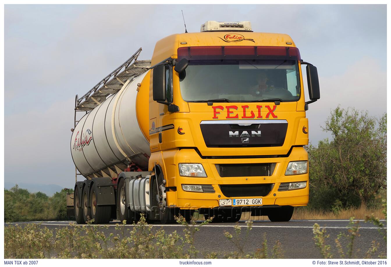 MAN TGX ab 2007 Foto Oktober 2016