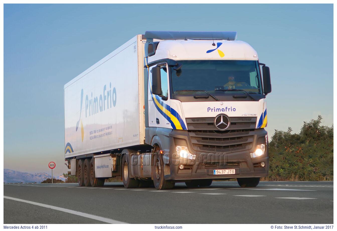 Mercedes Actros 4 ab 2011 Foto Januar 2017