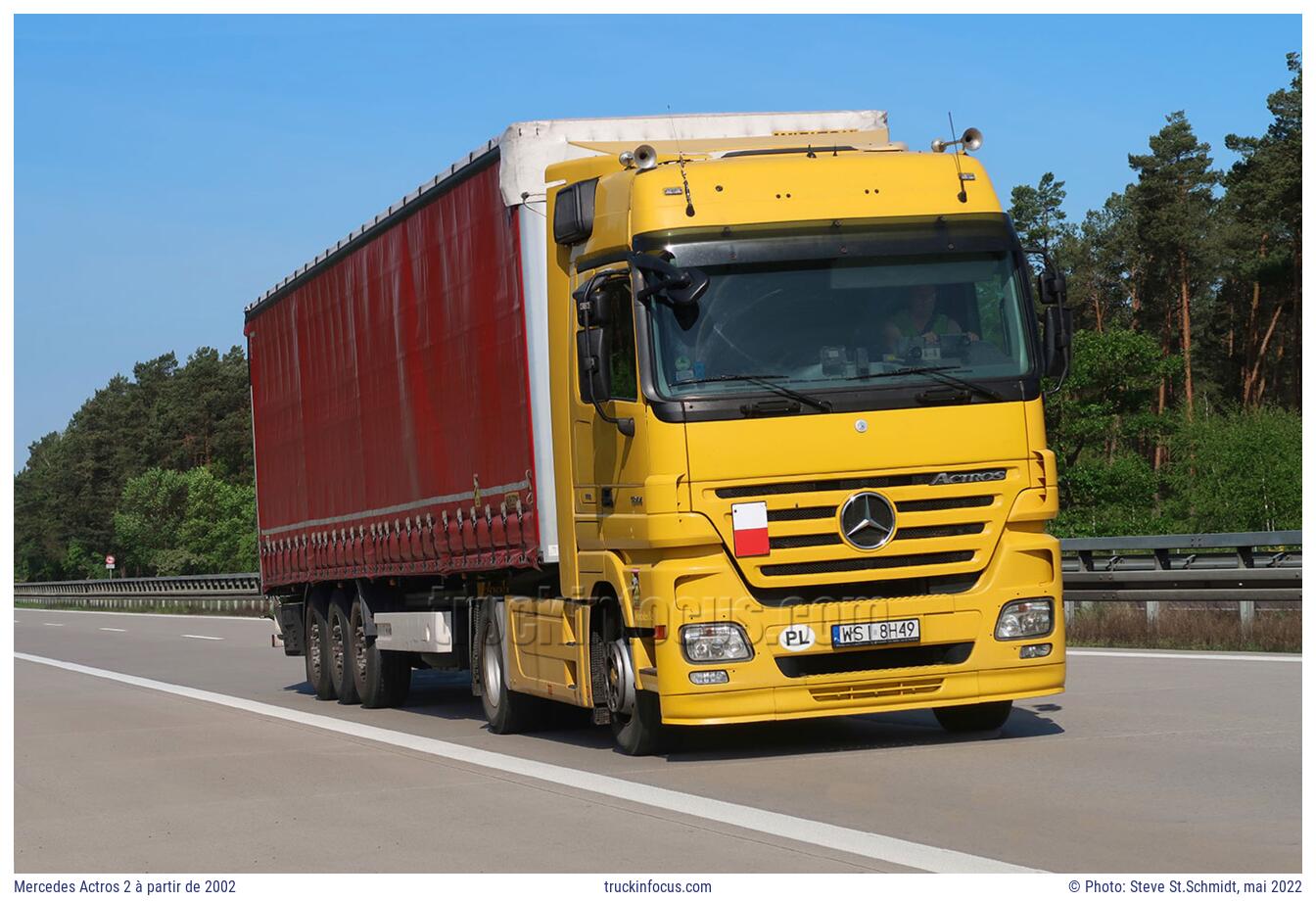Mercedes Actros 2 à partir de 2002 Photo mai 2022