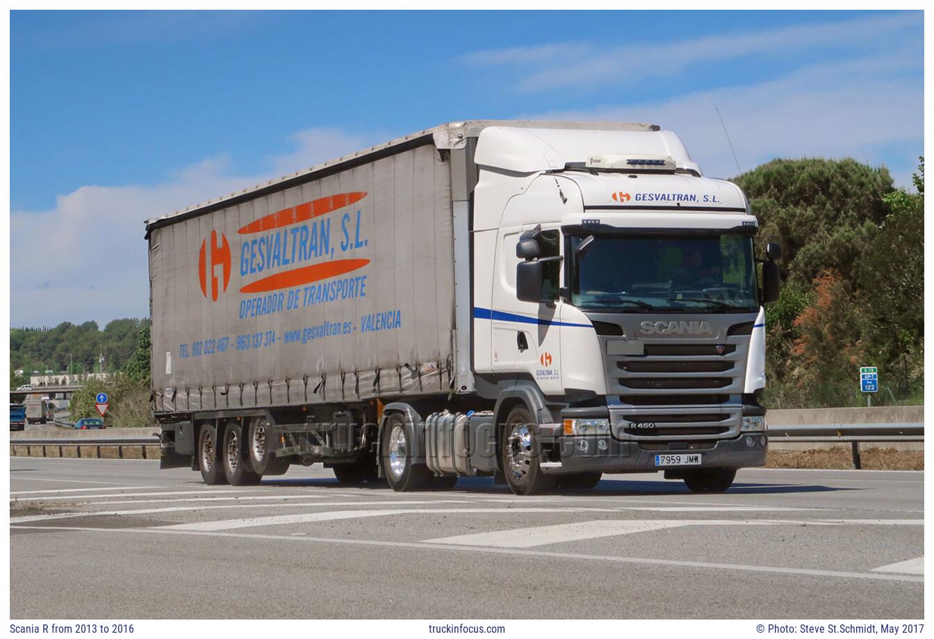 Scania R from 2013 to 2016 Photo May 2017