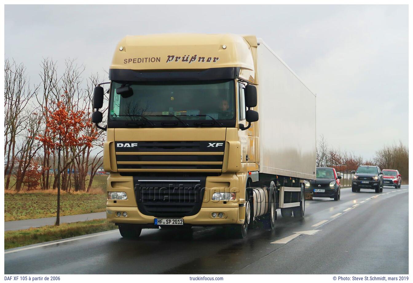 DAF XF 105 à partir de 2006 Photo mars 2019