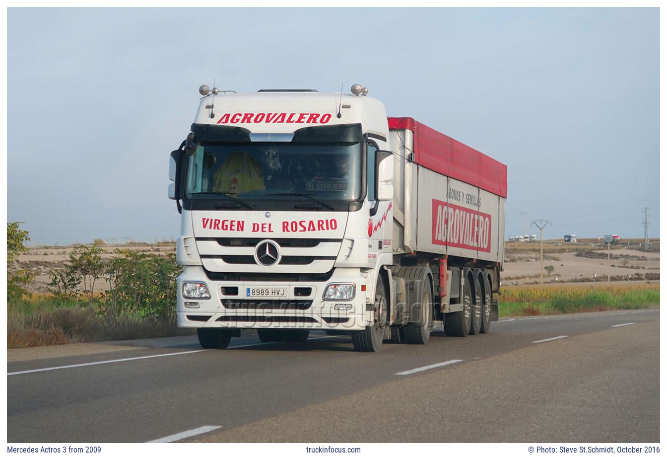 Mercedes Actros 3 from 2009 Photo October 2016