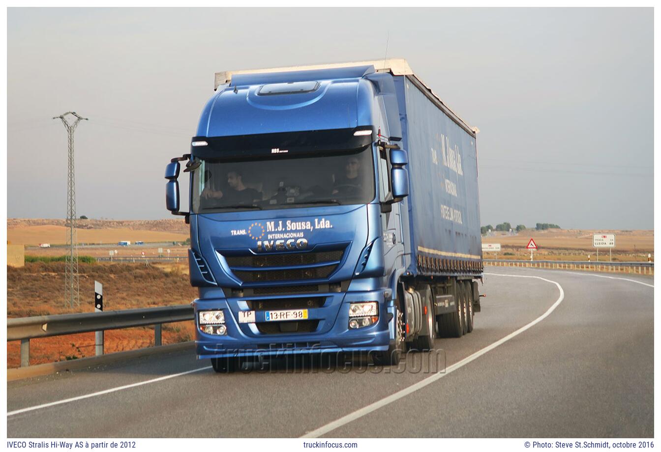 IVECO Stralis Hi-Way AS à partir de 2012 Photo octobre 2016