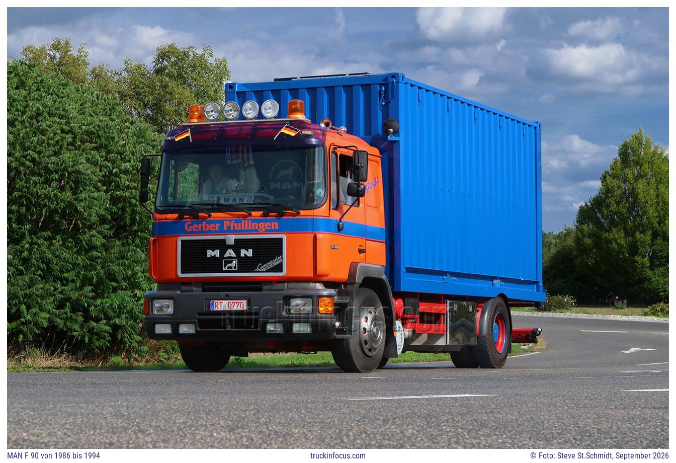 MAN F 90 von 1986 bis 1994 Foto September 2026