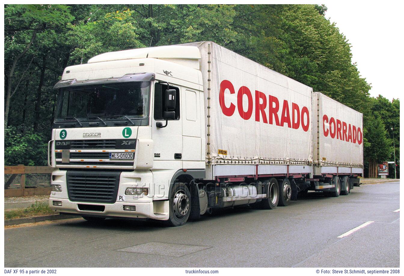 DAF XF 95 a partir de 2002 Foto septiembre 2008