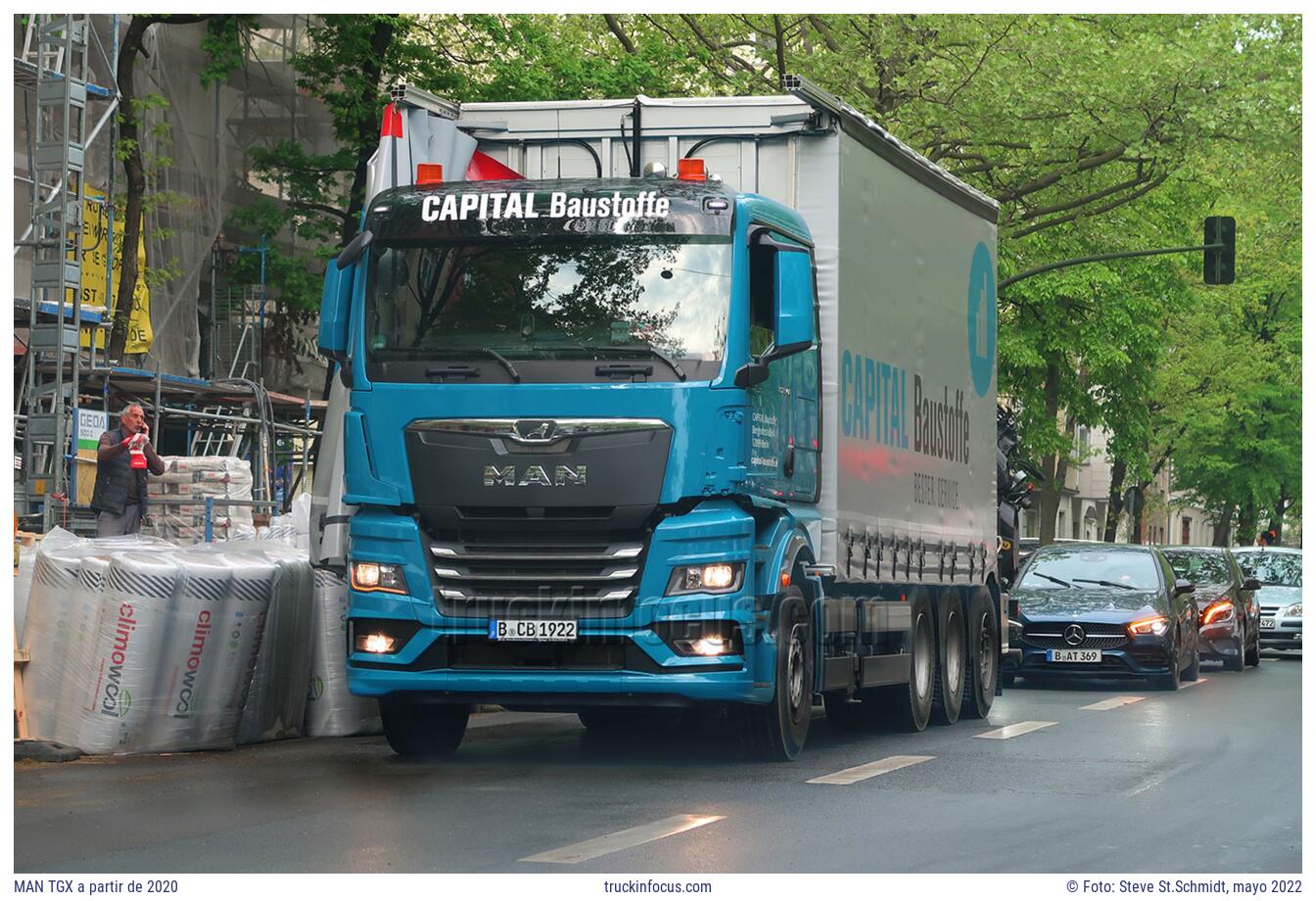 MAN TGX a partir de 2020 Foto mayo 2022