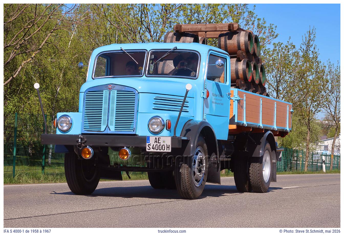 IFA S 4000-1 de 1958 à 1967 Photo mai 2026
