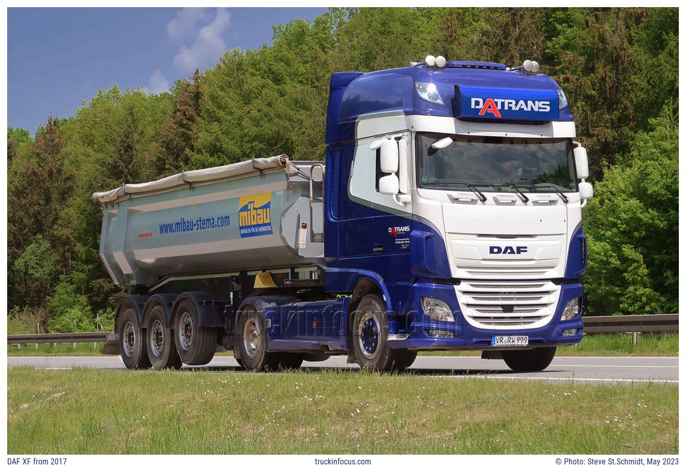 DAF XF from 2017 Photo May 2023