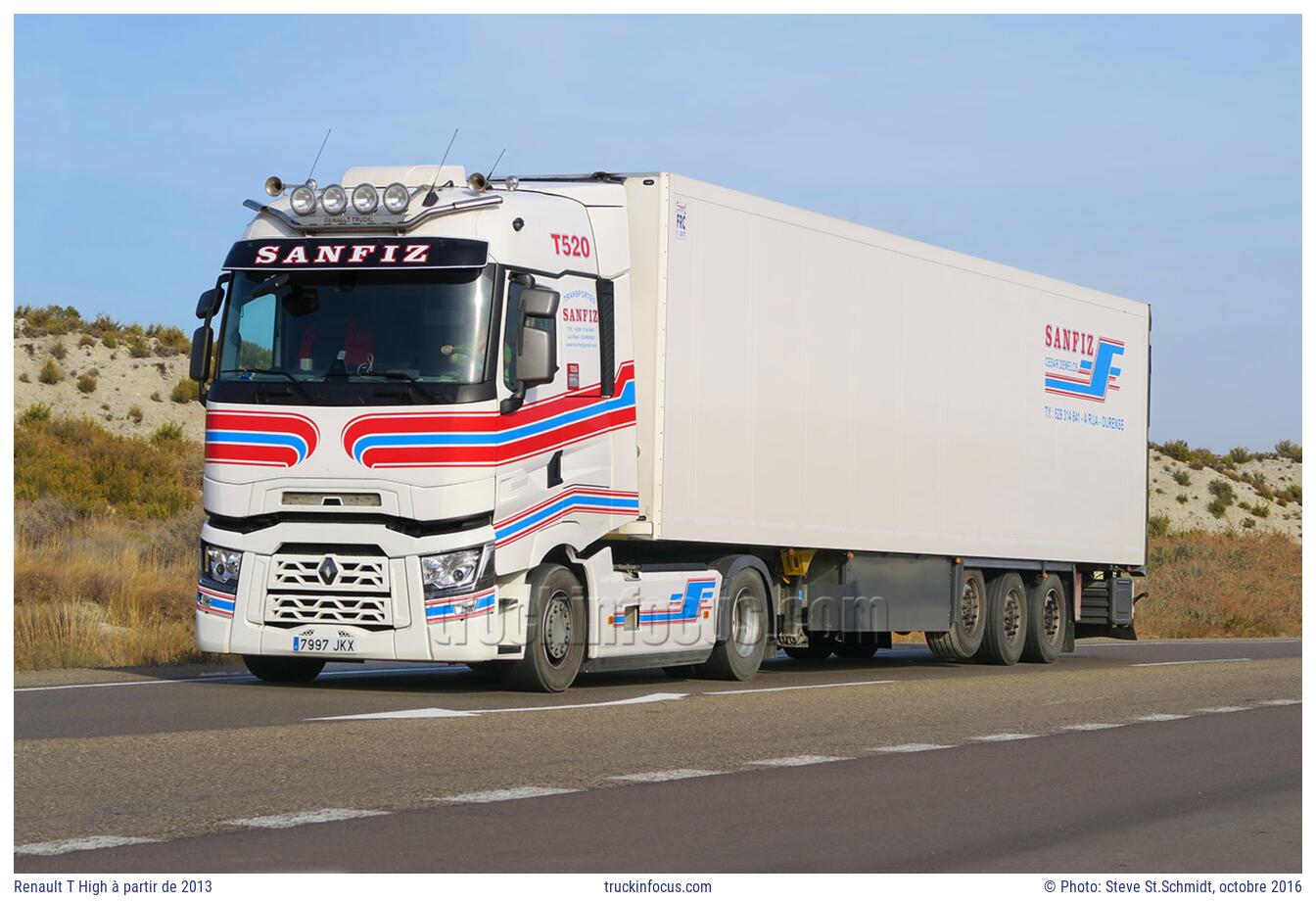Renault T High à partir de 2013 Photo octobre 2016