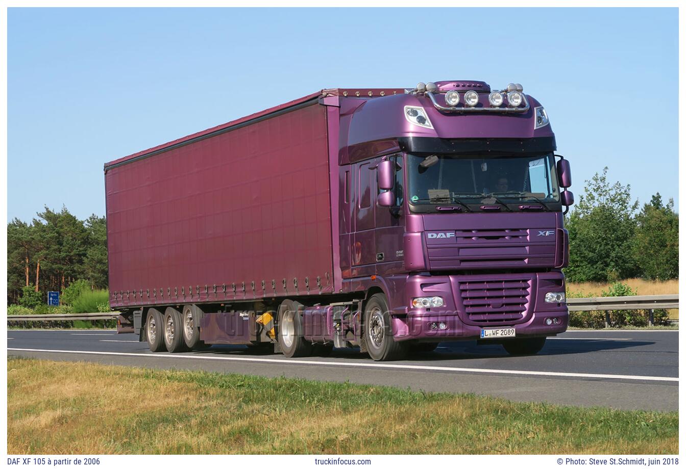 DAF XF 105 à partir de 2006 Photo juin 2018