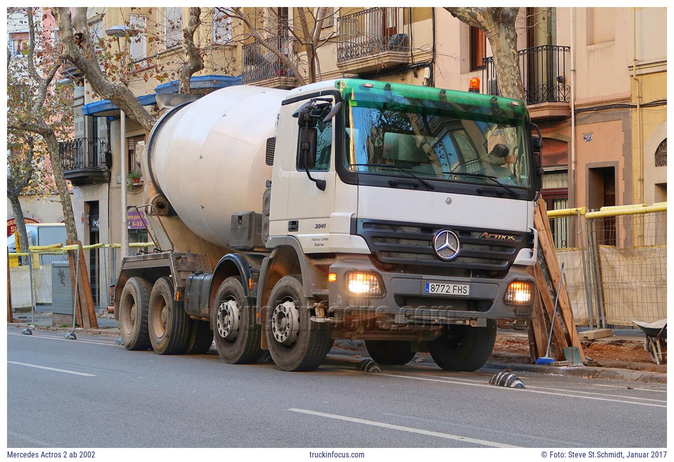Mercedes Actros 2 ab 2002 Foto Januar 2017