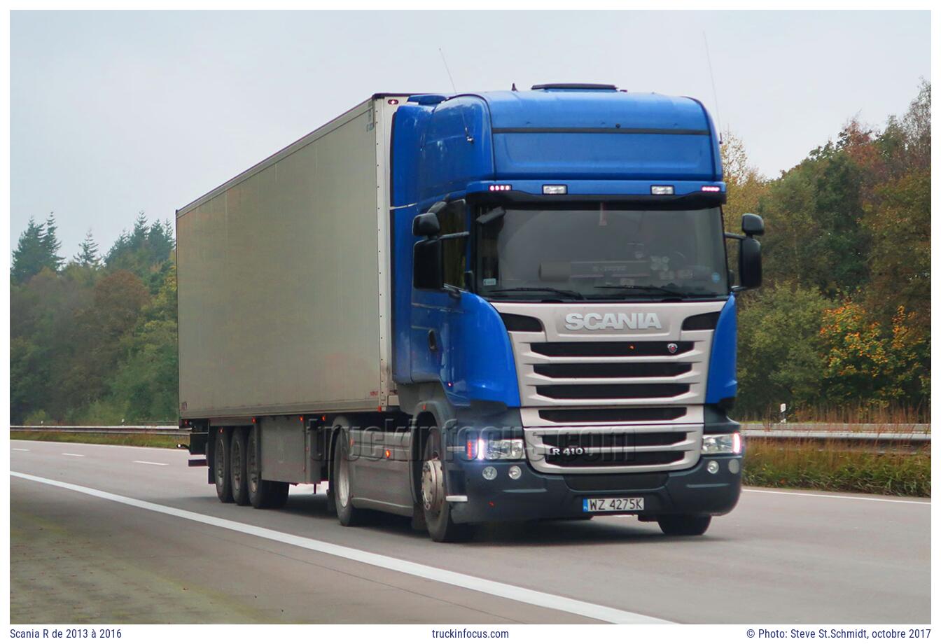 Scania R de 2013 à 2016 Photo octobre 2017