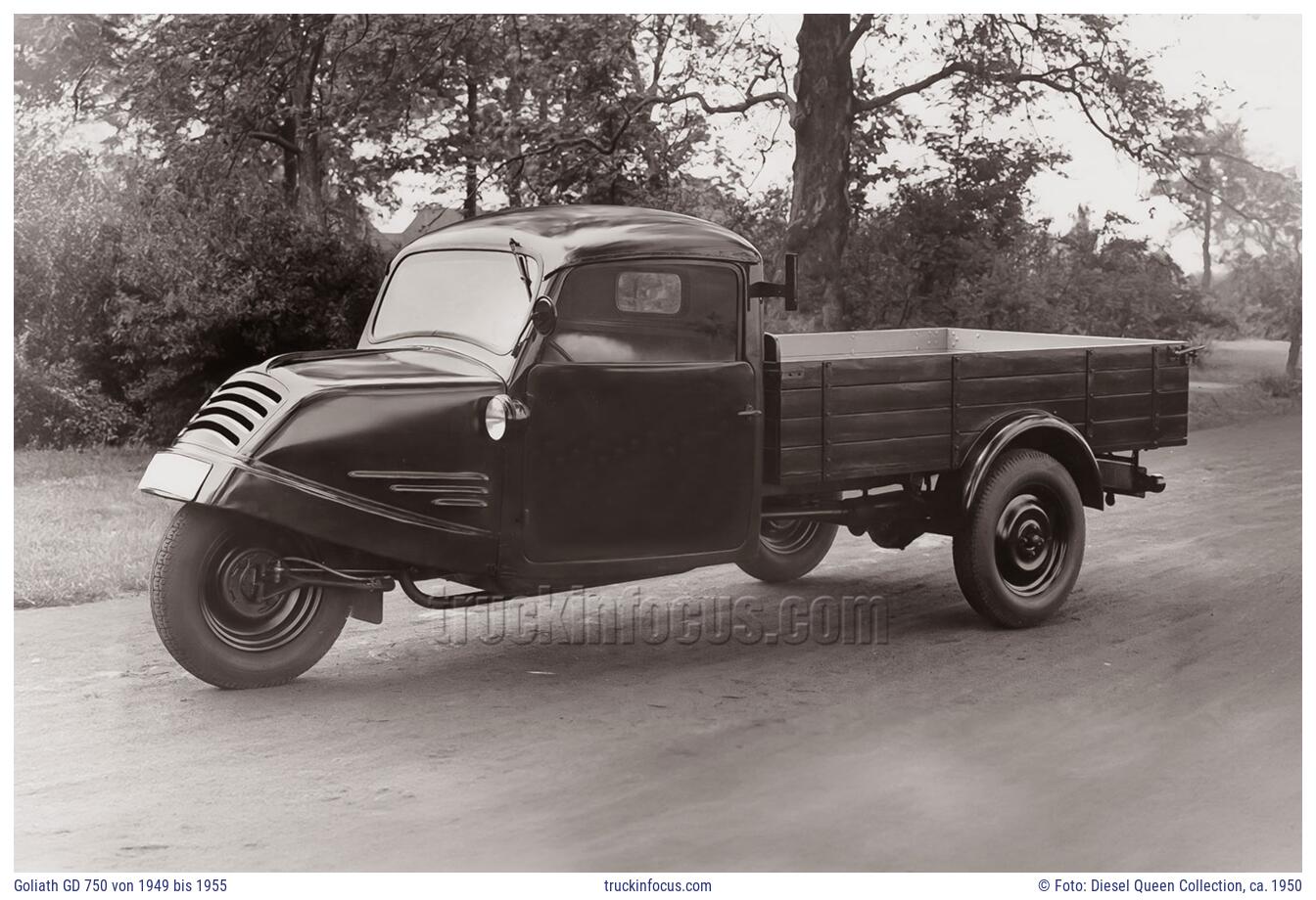 Goliath GD 750 von 1949 bis 1955 Foto ca. 1950
