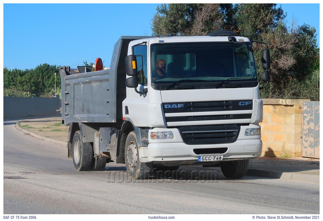 DAF CF 75 from 2006 Photo November 2021