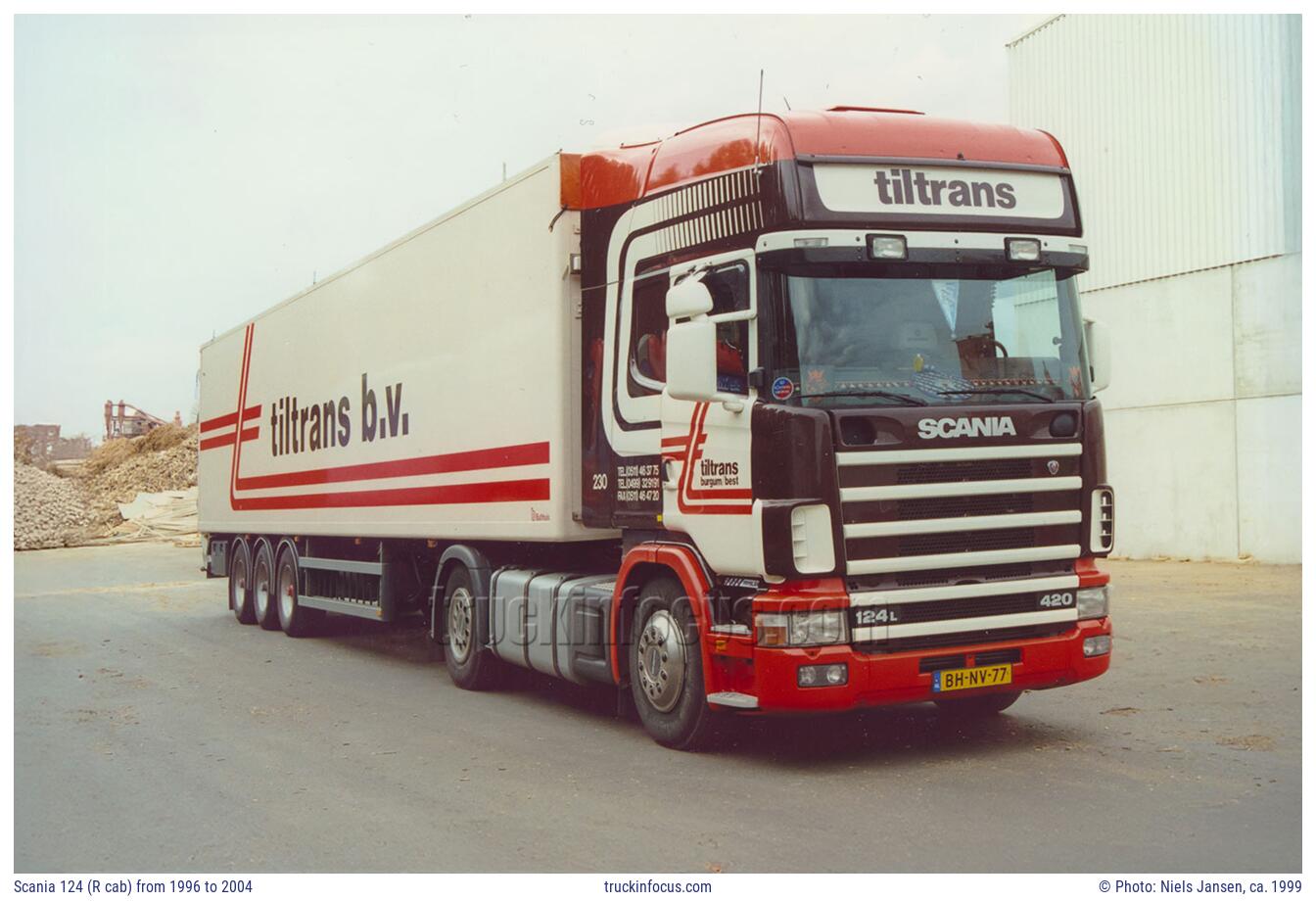 Scania 124 (R cab) from 1996 to 2004 Photo ca. 1999