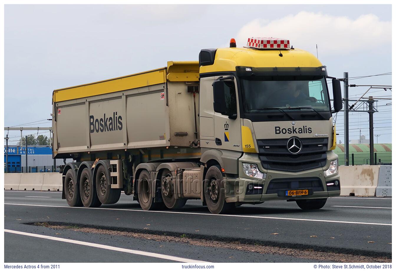 Mercedes Actros 4 from 2011 Photo October 2018
