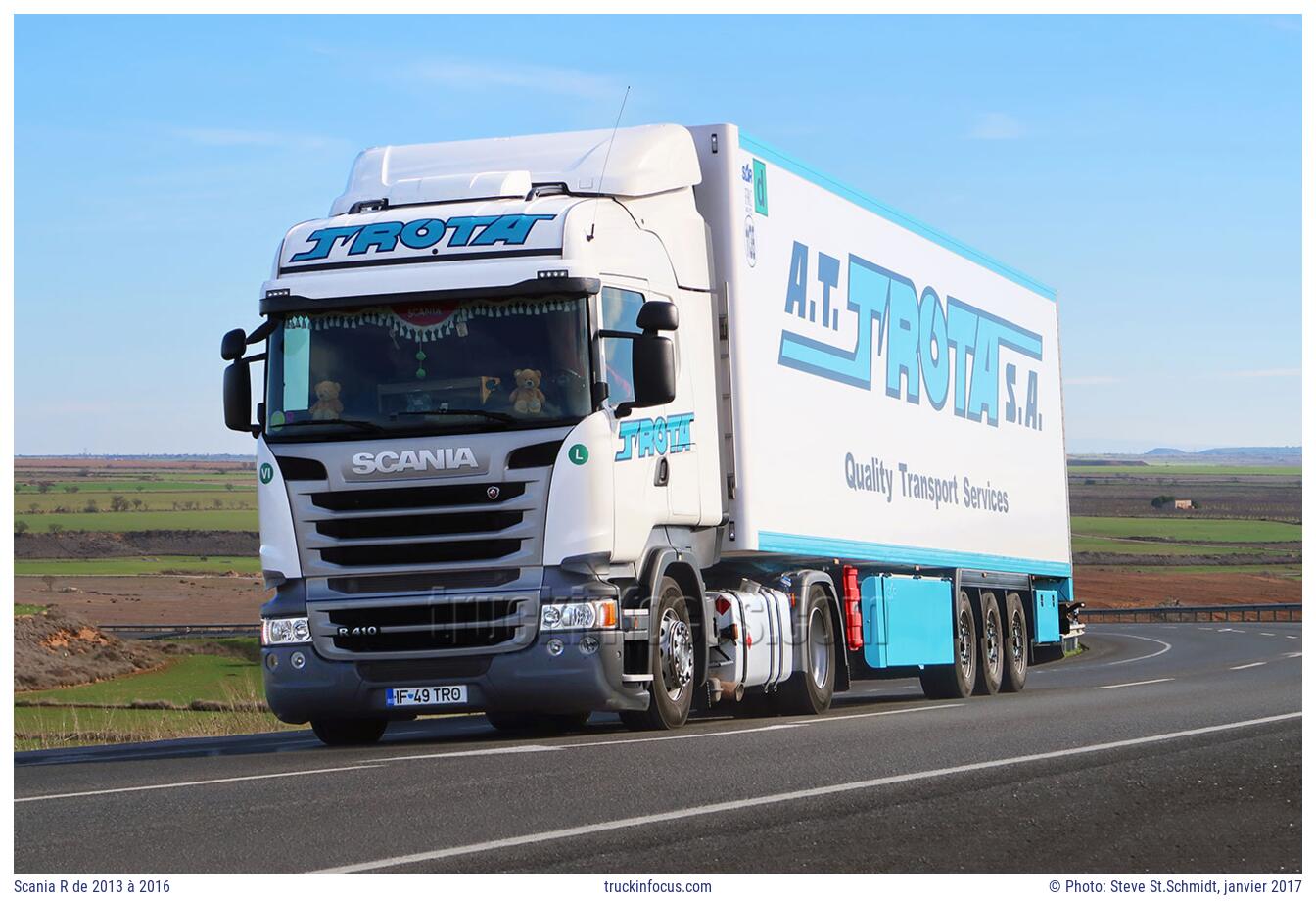 Scania R de 2013 à 2016 Photo janvier 2017