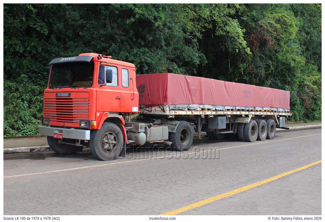 Scania LK 140 de 1974 a 1978 (4x2) Foto enero 2020