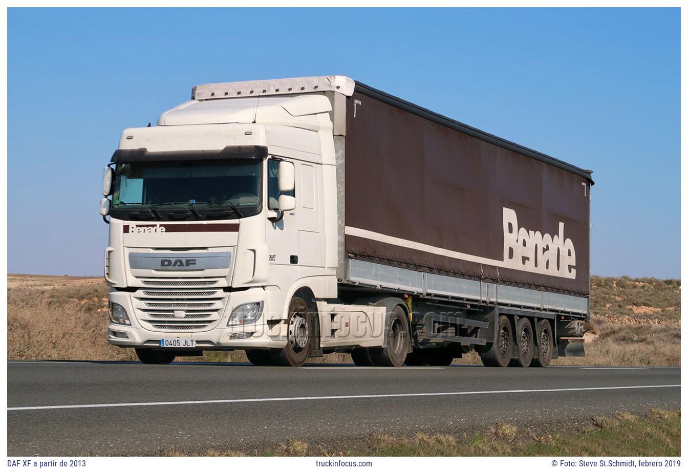 DAF XF a partir de 2013 Foto febrero 2019