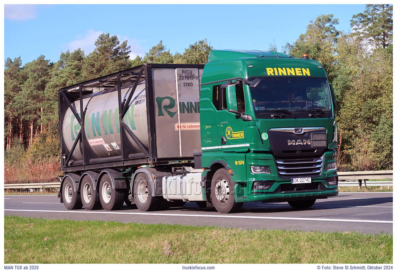 MAN TGX ab 2020 Foto Oktober 2024