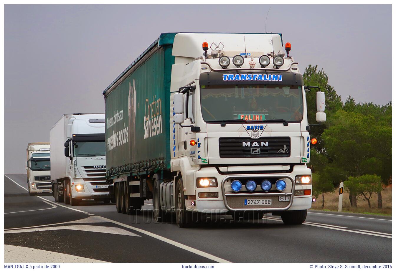 MAN TGA LX à partir de 2000 Photo décembre 2016