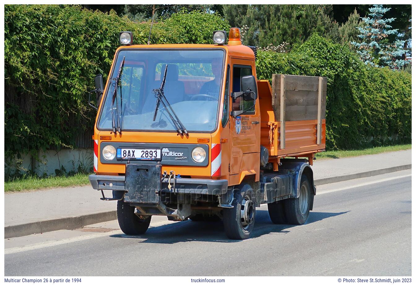 Multicar Champion 26 à partir de 1994 Photo juin 2023