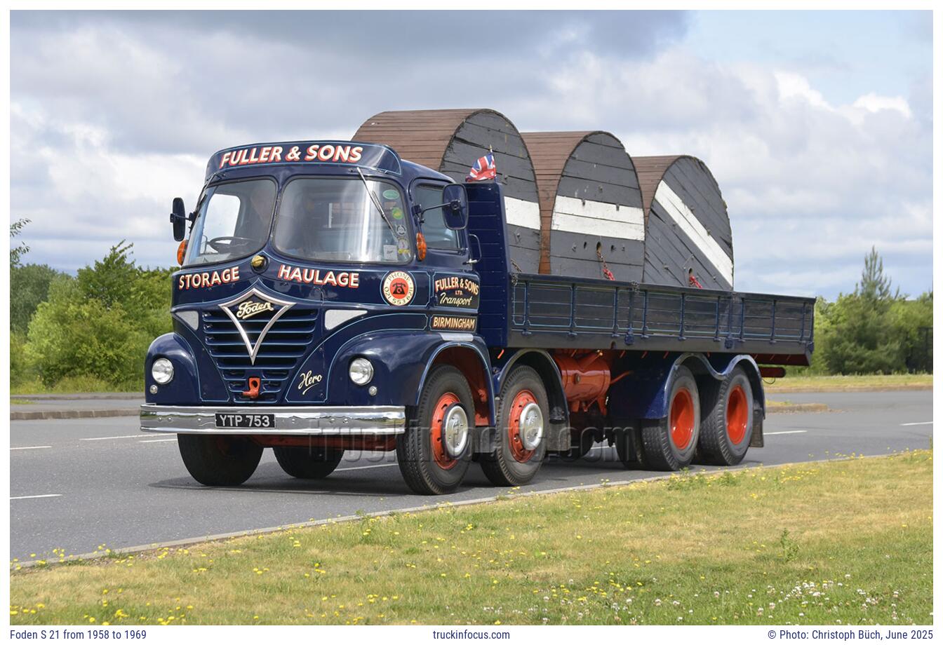 Foden S 21 from 1958 to 1969 Photo June 2025