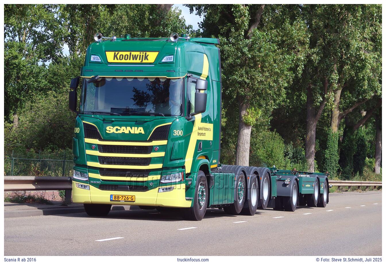 Scania R ab 2016 Foto Juli 2025