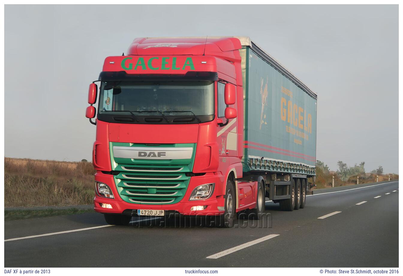 DAF XF à partir de 2013 Photo octobre 2016