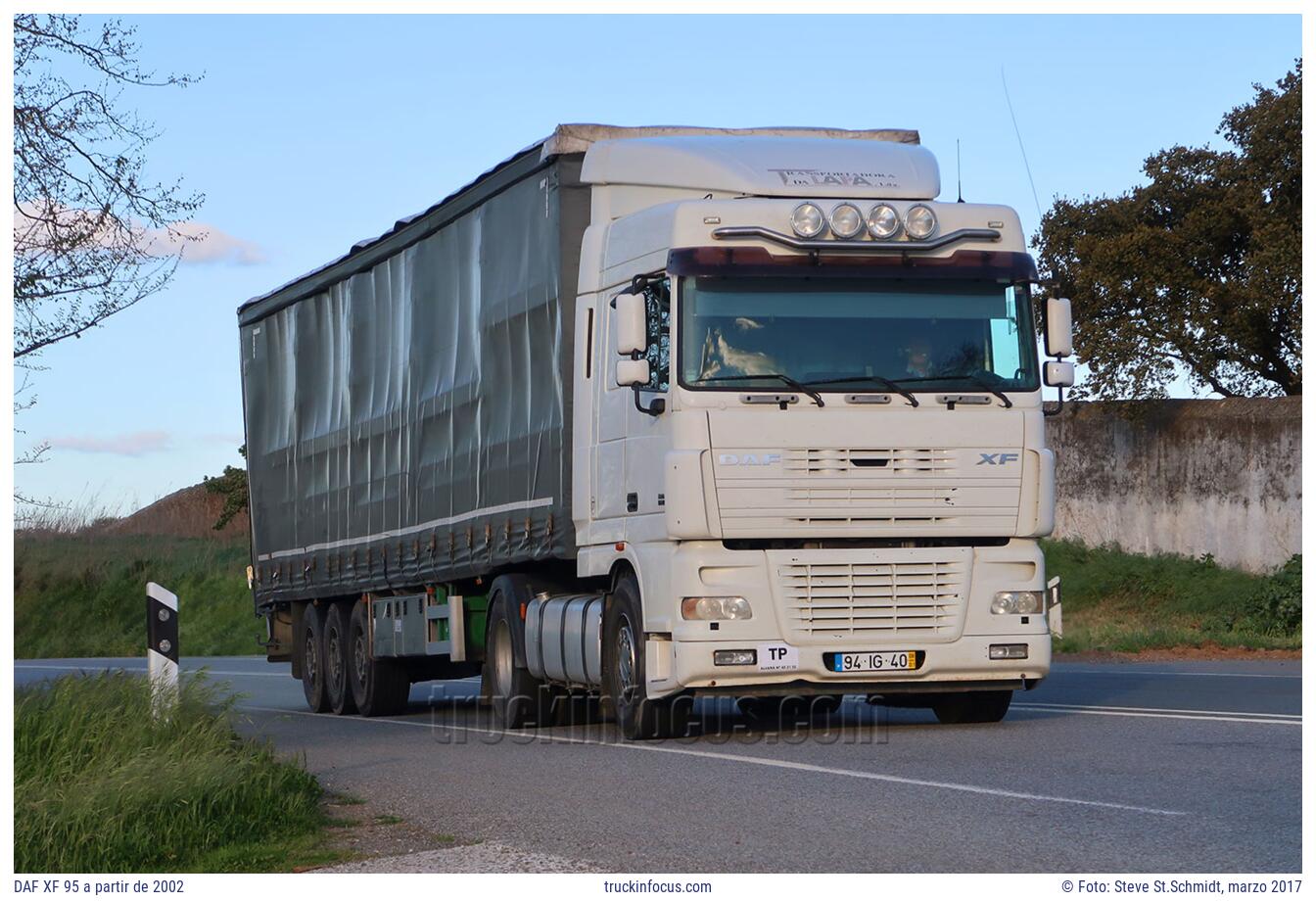 DAF XF 95 a partir de 2002 Foto marzo 2017