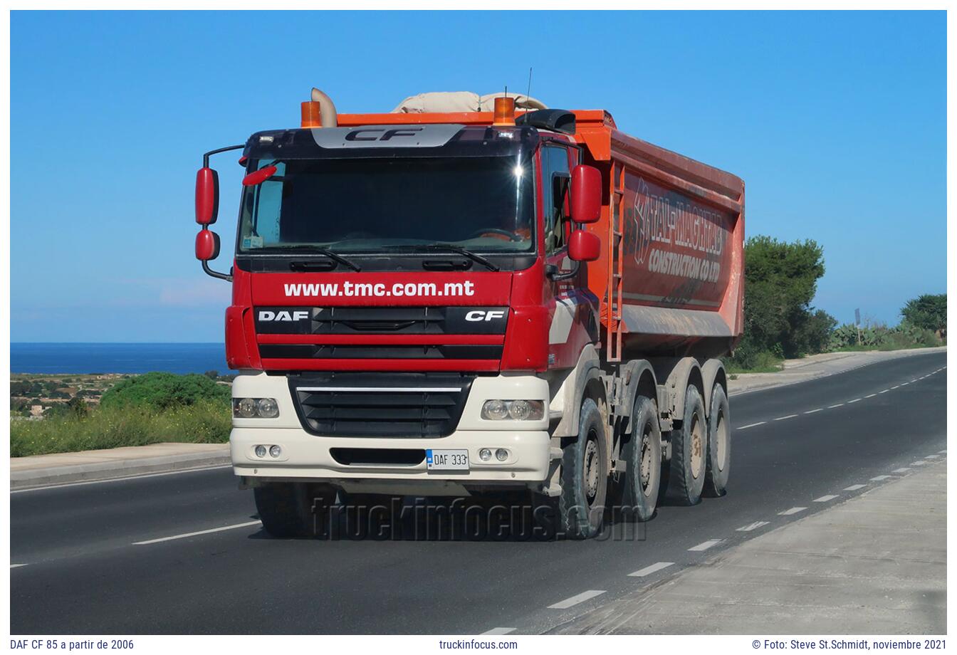 DAF CF 85 a partir de 2006 Foto noviembre 2021