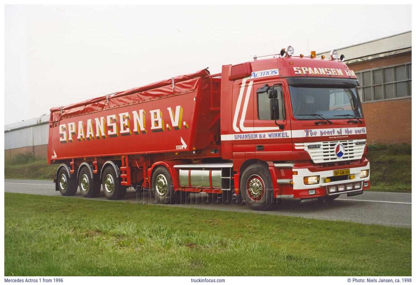 Mercedes Actros 1 from 1996 Photo ca. 1998