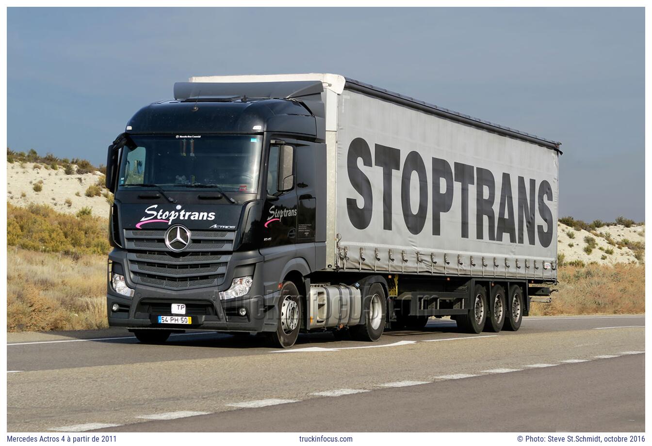 Mercedes Actros 4 à partir de 2011 Photo octobre 2016